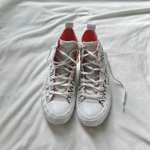 Converse Chuck Taylor white orange and black high tops - Picture 13 of 13